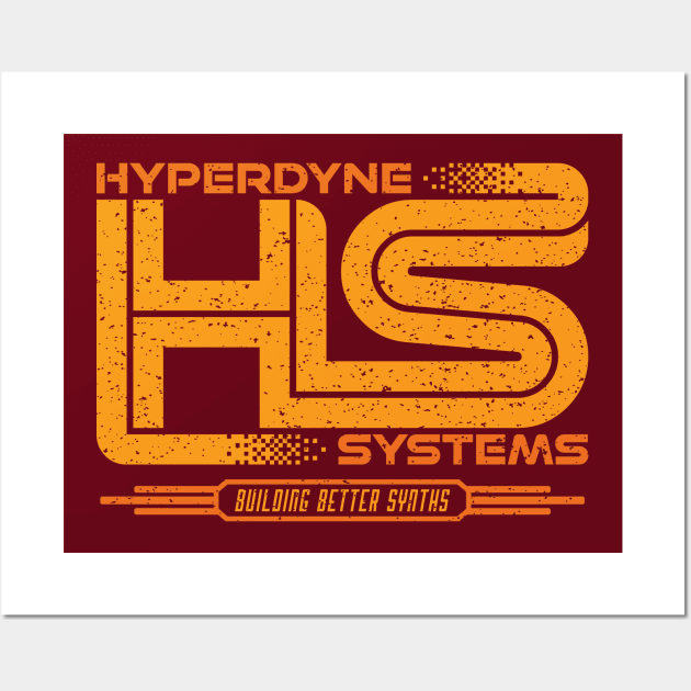 Hyperdyne Systems - Yellow Wall Art by DCLawrenceUK